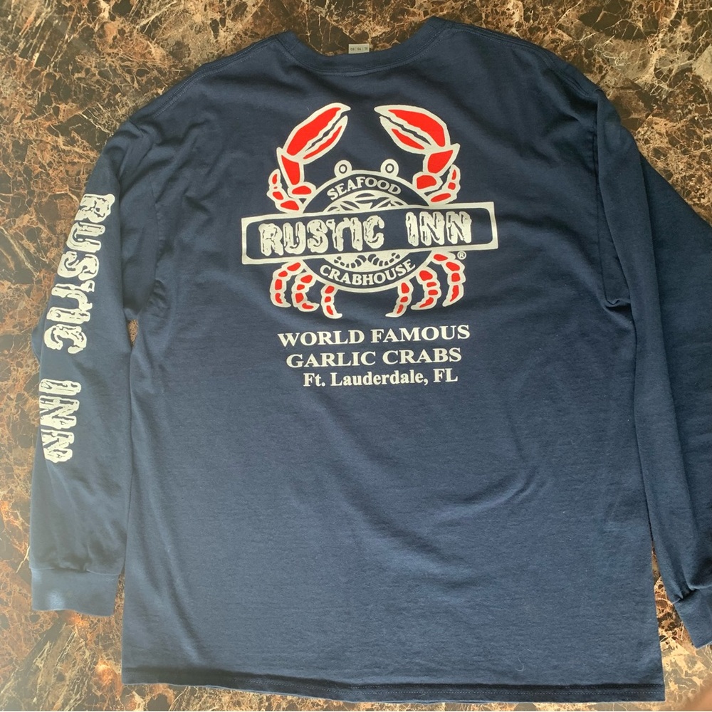 Rustic Inn Crabhouse Fort Lauderdale Long Sleeve T Shirt